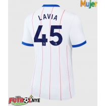 Camiseta Chelsea Romeo Lavia #45 Tercera Equipación para mujer 2026-27 manga corta